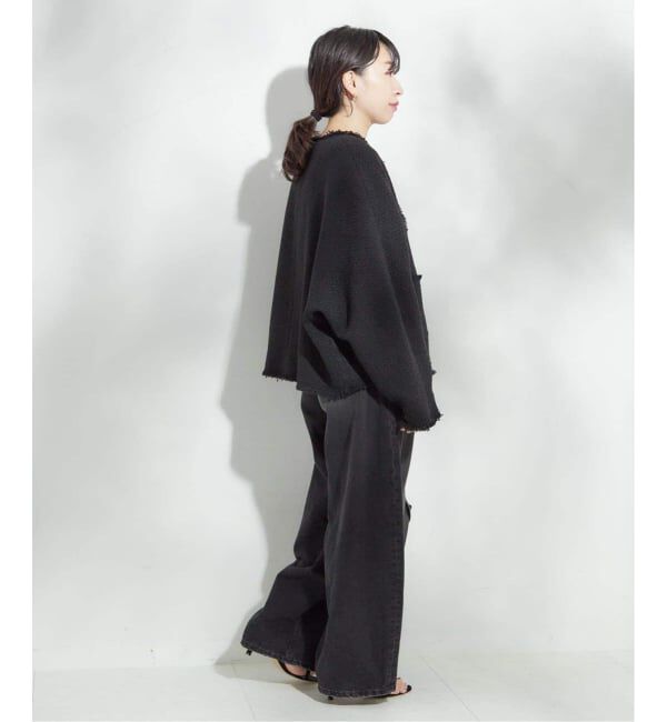 journal standard L'essage「《追加4》【SP】GIOLICATWEED ドルマンジャケット」|ノーカラージャケット|