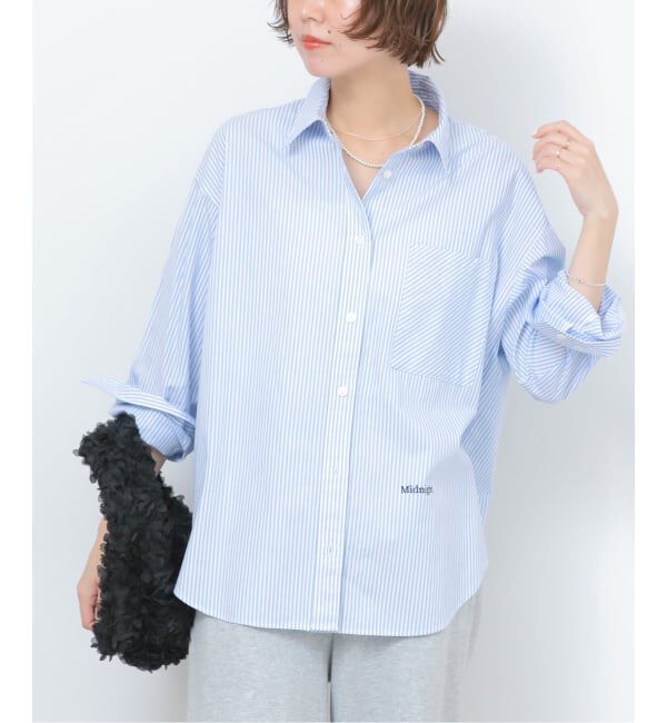 JOURNAL STANDARD relume「ONE DAYロゴストライプシャツ」|シャツ・ブラウス|