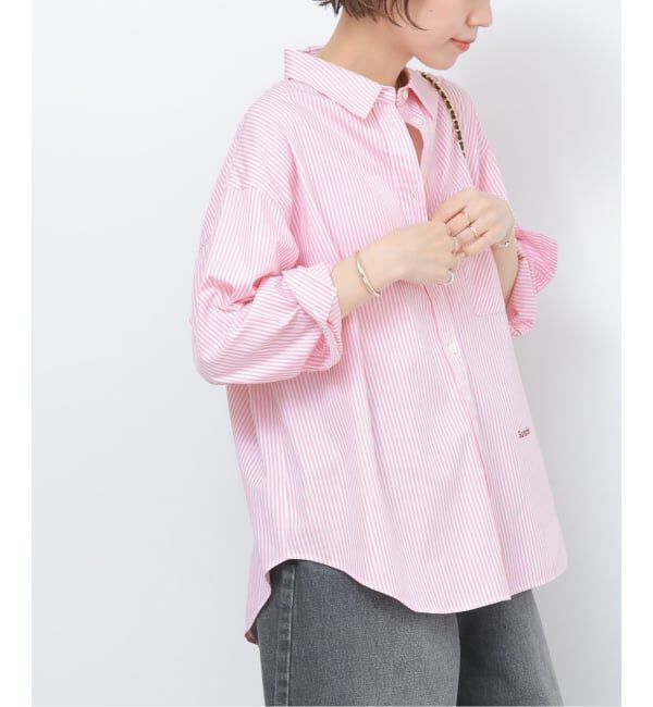 JOURNAL STANDARD relume「ONE DAYロゴストライプシャツ」|シャツ・ブラウス|