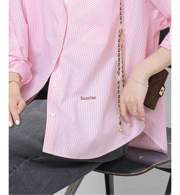 JOURNAL STANDARD relume「ONE DAYロゴストライプシャツ」|シャツ・ブラウス|