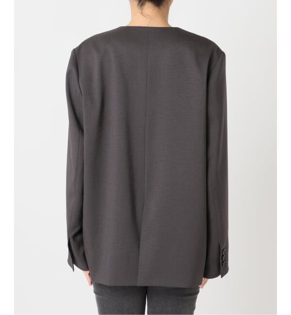 JOURNAL STANDARD relume「ダブルフロントノーカラージャケット」|ノーカラージャケット|
