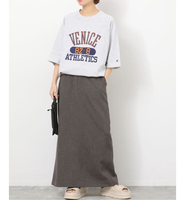 JOURNAL STANDARD relume「［防シワ］メランジドビーIラインスカート」|スカート|