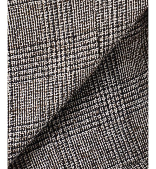 journal standard L'essage「ツイードグレンチェックジャケット」|ノーカラージャケット|