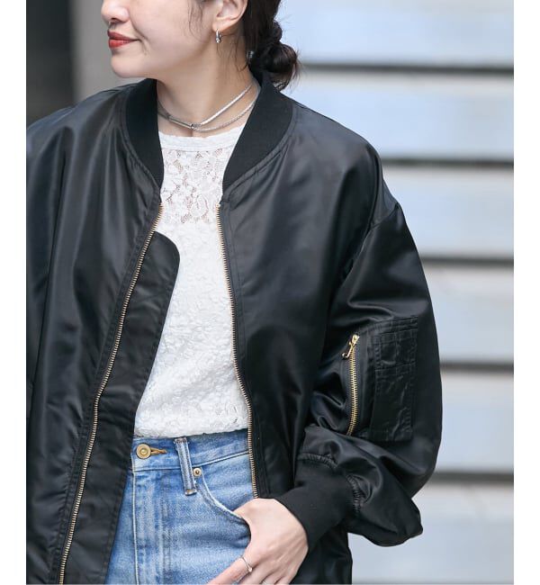 JOURNAL STANDARD「《追加2》【洗える】ダブルジップMA-1」|ブルゾン・スタジャン|