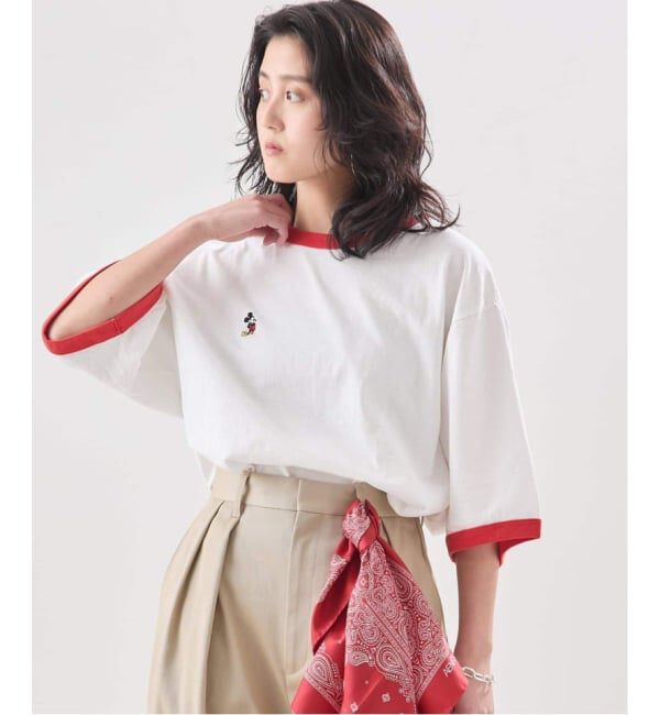 journal standard L'essage「【JANE SMITH/ジェーンスミス】MICKEY RINGER：Tシャツ」|Tシャツ・カットソー|