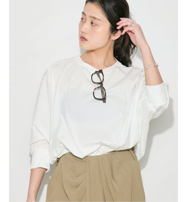 journal standard L'essage「プレーティングJERSEYドルマンプルオーバー」|Tシャツ・カットソー|