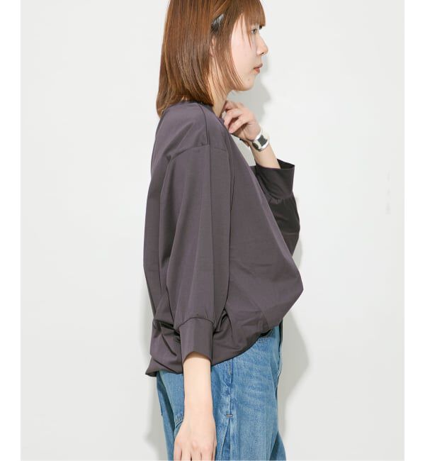 journal standard L'essage「プレーティングJERSEYドルマンプルオーバー」|Tシャツ・カットソー|