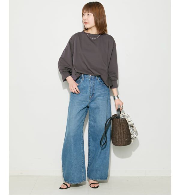 journal standard L'essage「プレーティングJERSEYドルマンプルオーバー」|Tシャツ・カットソー|