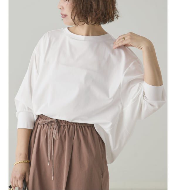 journal standard L'essage「プレーティングJERSEYドルマンプルオーバー」|Tシャツ・カットソー|