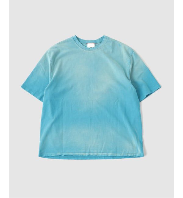 JOURNAL STANDARD「MOOJI MOOJI / ム―ジ ム―ジ OVERSIZE CROP T-SHIRTS AGED」|Tシャツ・カットソー|サックスブルー