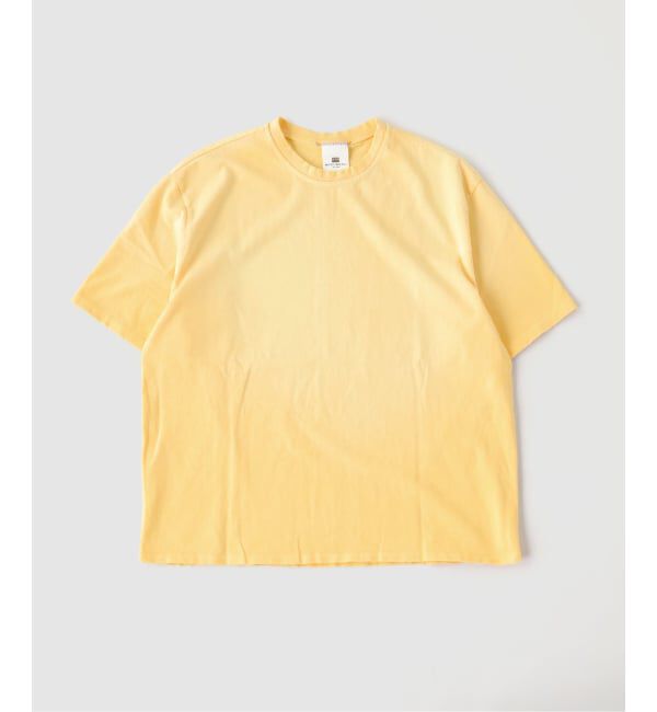 JOURNAL STANDARD「MOOJI MOOJI / ム―ジ ム―ジ OVERSIZE CROP T-SHIRTS AGED」|Tシャツ・カットソー|イエロー