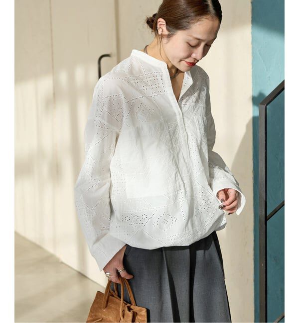 JOURNAL STANDARD「《追加2》コットンキカレーススキッパーシャツ」|シャツ・ブラウス|