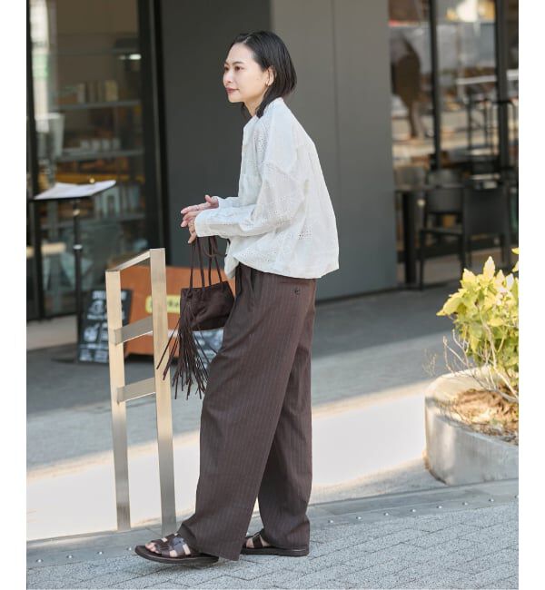 JOURNAL STANDARD「《追加2》コットンキカレーススキッパーシャツ」|シャツ・ブラウス|