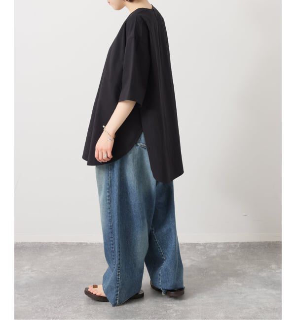 journal standard luxe「《予約》タイプワッシャー ラウンドフレアーシャツ」|シャツ・ブラウス|