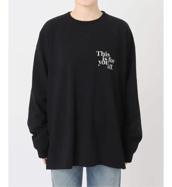 FRAMeWORK「≪WEB限定追加≫【haru&times;FRAMeWORK】ロゴロンT3」|Tシャツ・カットソー|