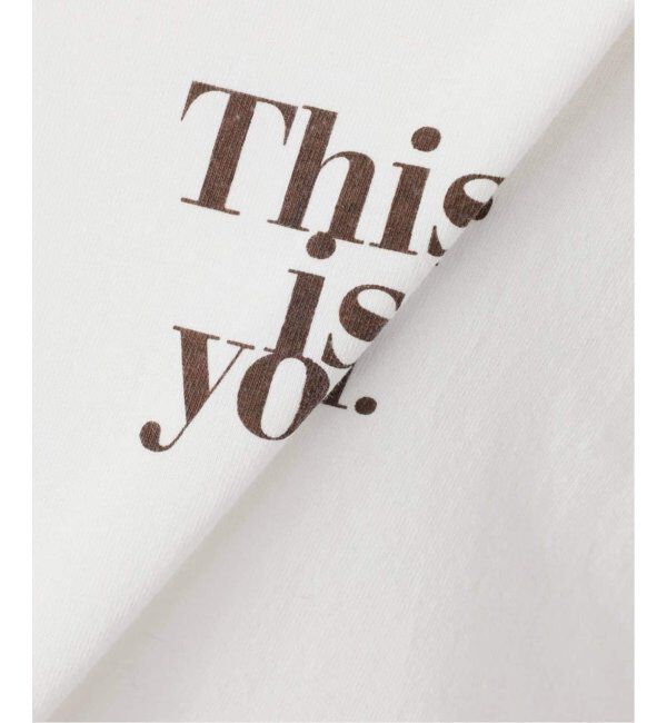 FRAMeWORK「≪WEB限定追加≫【haru&times;FRAMeWORK】ロゴロンT3」|Tシャツ・カットソー|