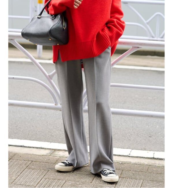 FRAMeWORK「≪追加≫セミフレアパンツ」|スラックス|