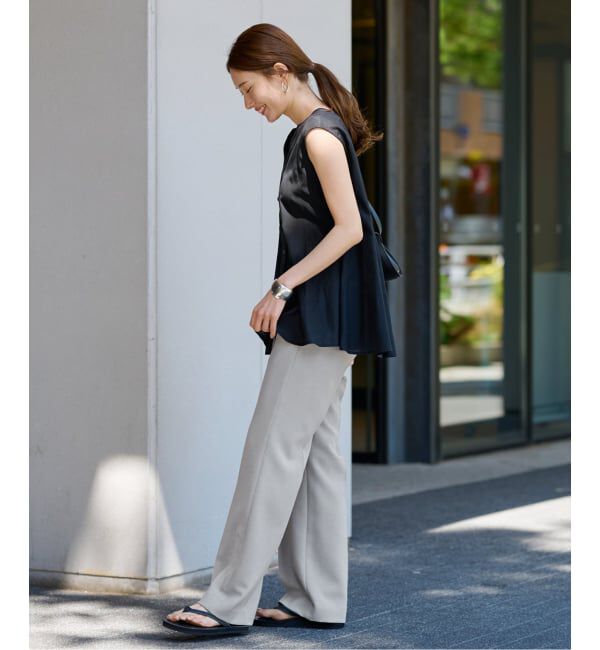 FRAMeWORK「≪追加≫セミフレアパンツ」|スラックス|