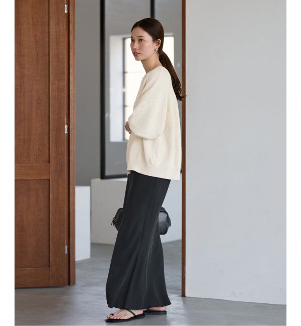 FRAMeWORK「≪追加≫キュプラバイアスサテンロングスカート」|スカート|
