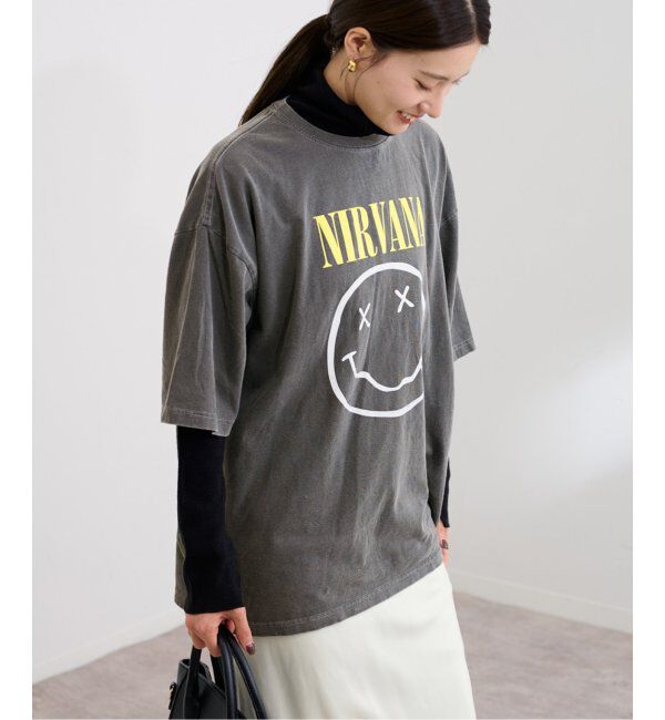 FRAMeWORK「GOOD ROCK SPEED/グッドロックスピード NIRVANA 別注BIG Tシャツ」|Tシャツ・カットソー|