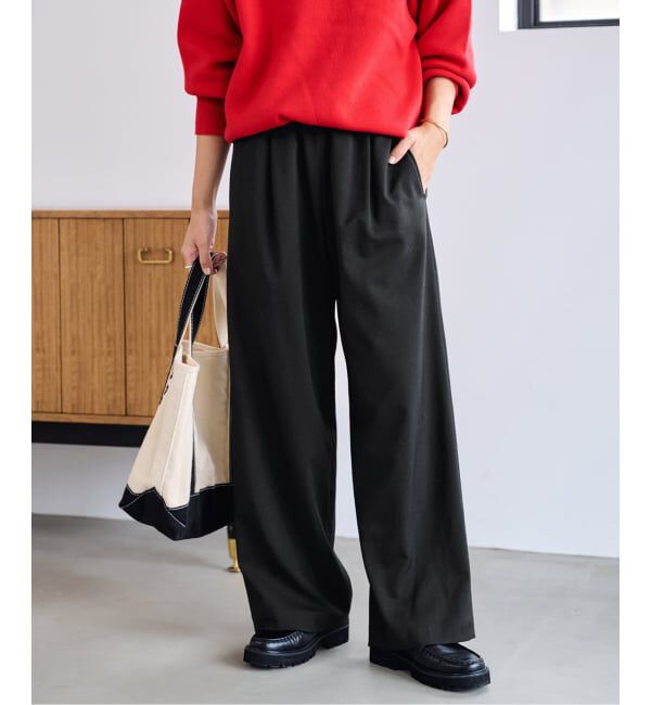 FRAMeWORK「≪追加/ 手洗い可≫TWギャバリラックスパンツ 2」|スラックス|