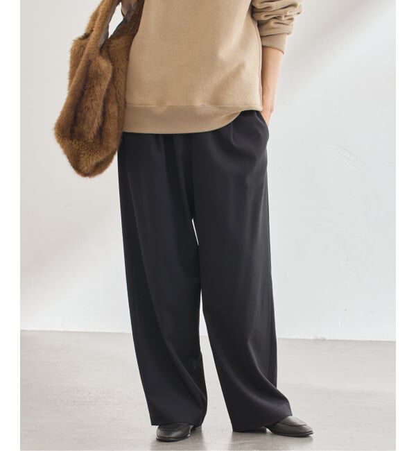 FRAMeWORK「≪追加/ 手洗い可≫TWギャバリラックスパンツ 2」|スラックス|