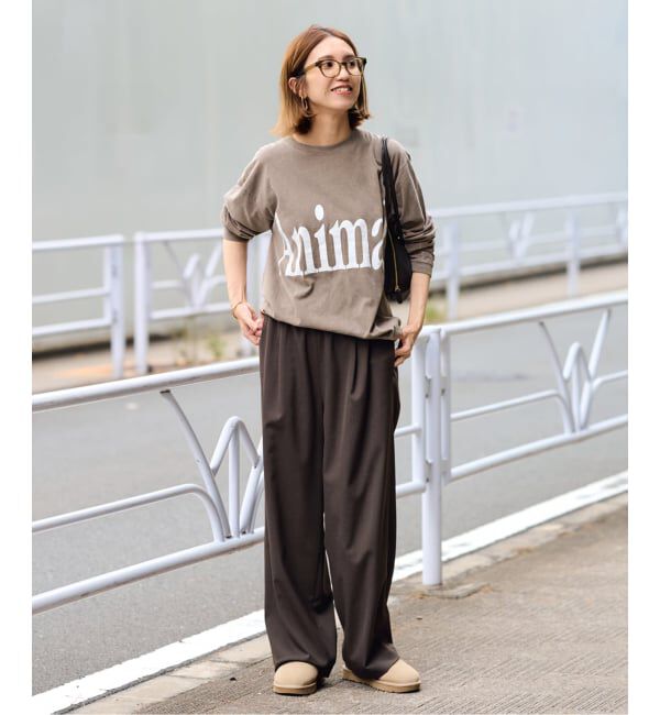 FRAMeWORK「≪追加/ 手洗い可≫TWギャバリラックスパンツ 2」|スラックス|