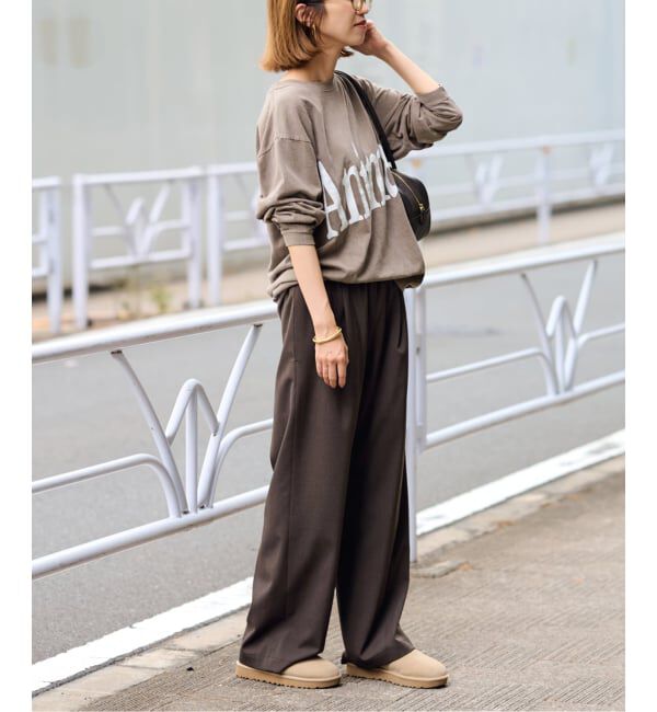 FRAMeWORK「≪追加/ 手洗い可≫TWギャバリラックスパンツ 2」|スラックス|