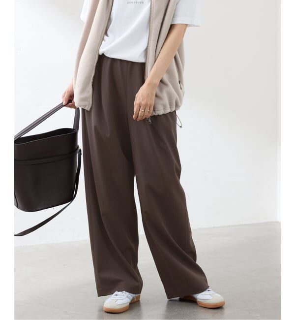 FRAMeWORK「≪追加/ 手洗い可≫TWギャバリラックスパンツ 2」|スラックス|