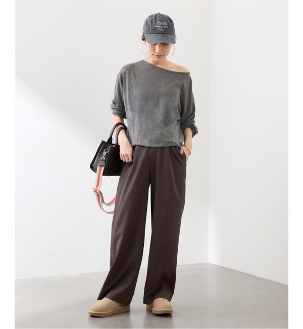 FRAMeWORK「≪追加/ 手洗い可≫TWギャバリラックスパンツ 2」|スラックス|