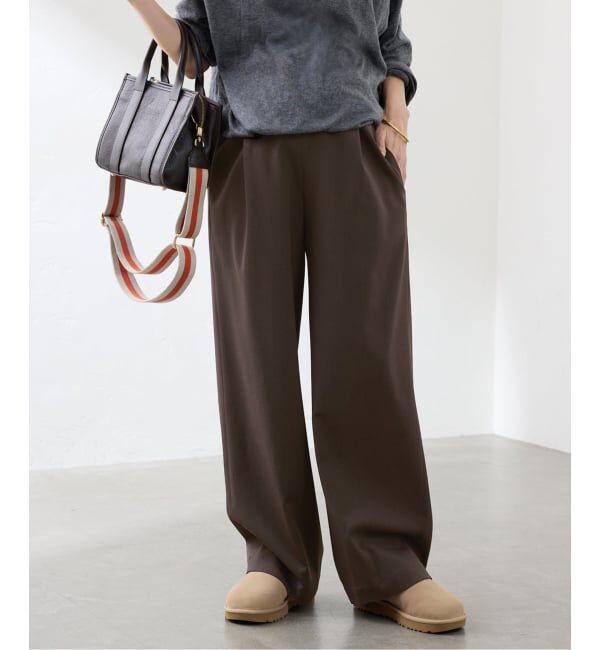 FRAMeWORK「≪追加/ 手洗い可≫TWギャバリラックスパンツ 2」|スラックス|