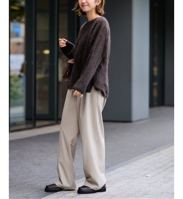 FRAMeWORK「≪追加/ 手洗い可≫TWギャバリラックスパンツ 2」|スラックス|