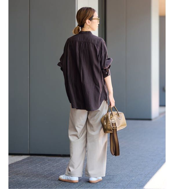 FRAMeWORK「≪追加/ 手洗い可≫TWギャバリラックスパンツ 2」|スラックス|