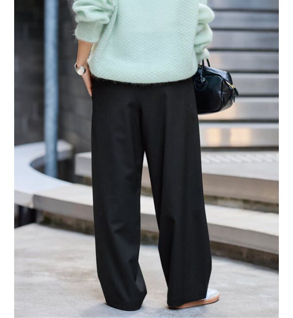 FRAMeWORK「≪追加/ 手洗い可≫TWギャバリラックスパンツ 2」|スラックス|