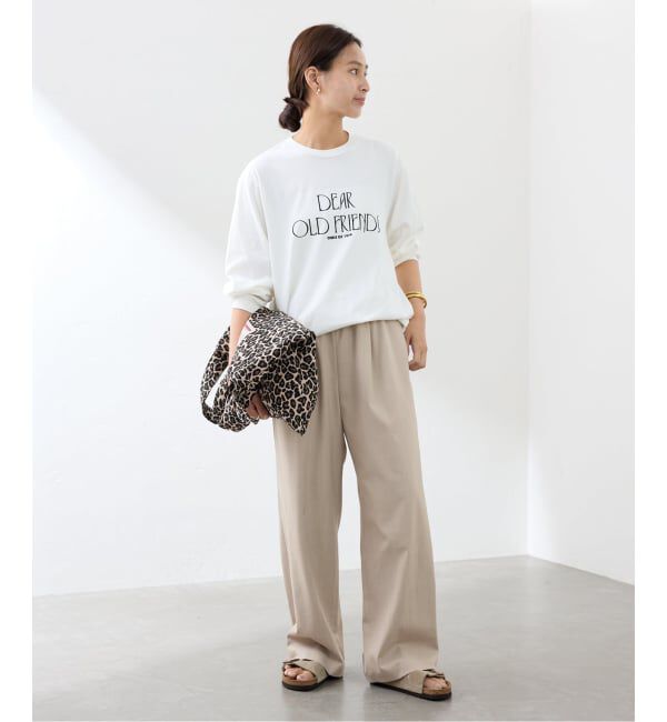 FRAMeWORK「≪追加/ 手洗い可≫TWギャバリラックスパンツ 2」|スラックス|