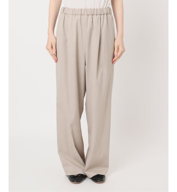 FRAMeWORK「≪追加/ 手洗い可≫TWギャバリラックスパンツ 2」|スラックス|