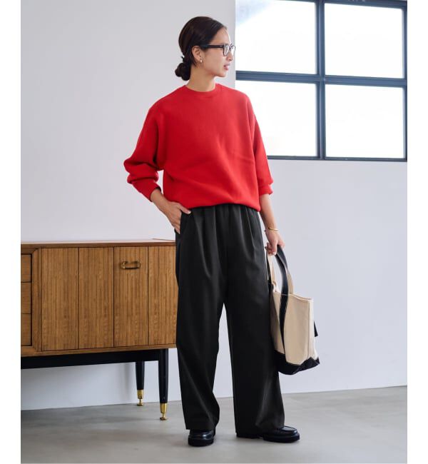 FRAMeWORK「≪追加/ 手洗い可≫TWギャバリラックスパンツ 2」|スラックス|