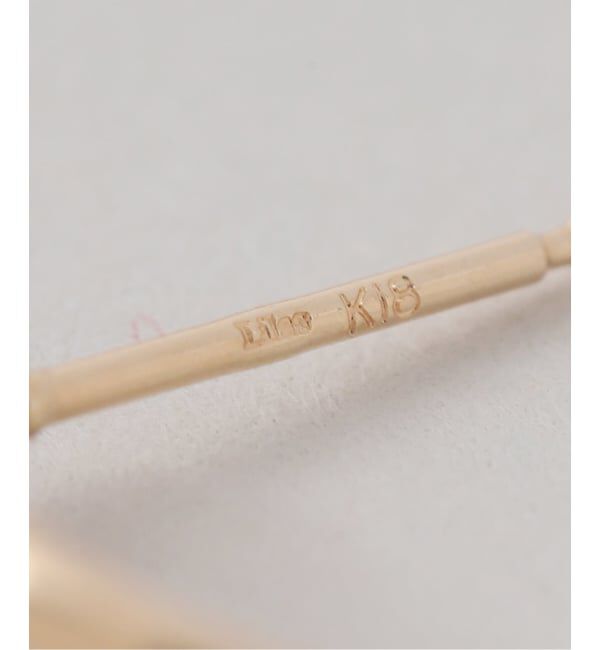 Lilas by Spick&Span「《WEB限定》リーフピアス K18（両耳）」|ピアス|