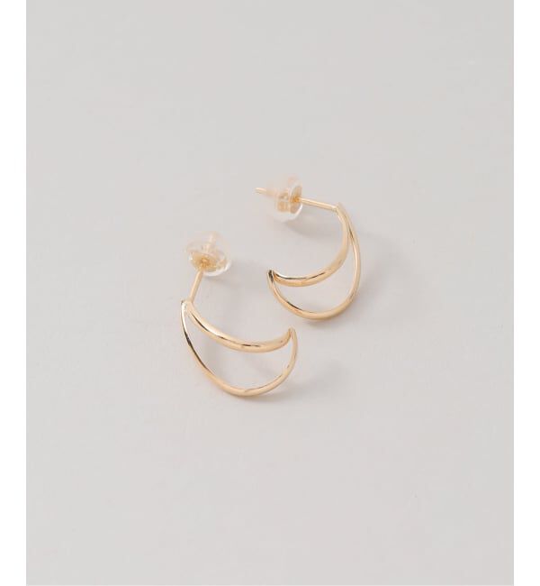 Lilas by Spick&Span「《WEB限定》リーフピアス K18（両耳）」|ピアス|