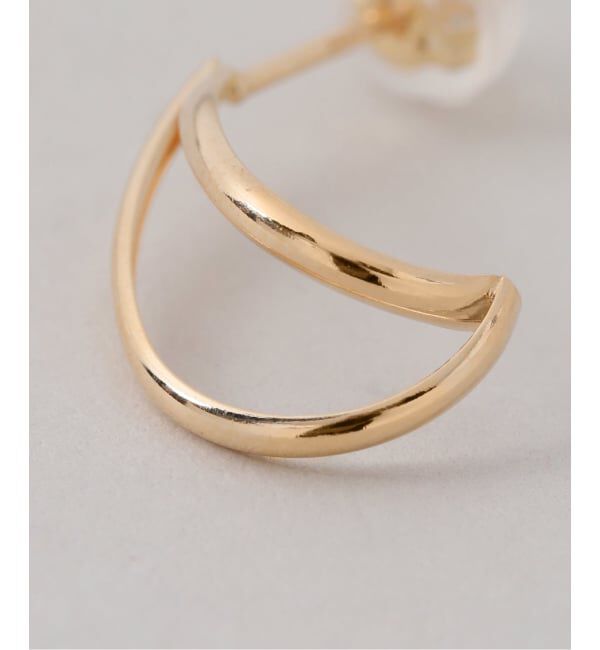 Lilas by Spick&Span「《WEB限定》リーフピアス K18（両耳）」|ピアス|