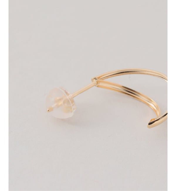 Lilas by Spick&Span「《WEB限定》リーフピアス K18（両耳）」|ピアス|