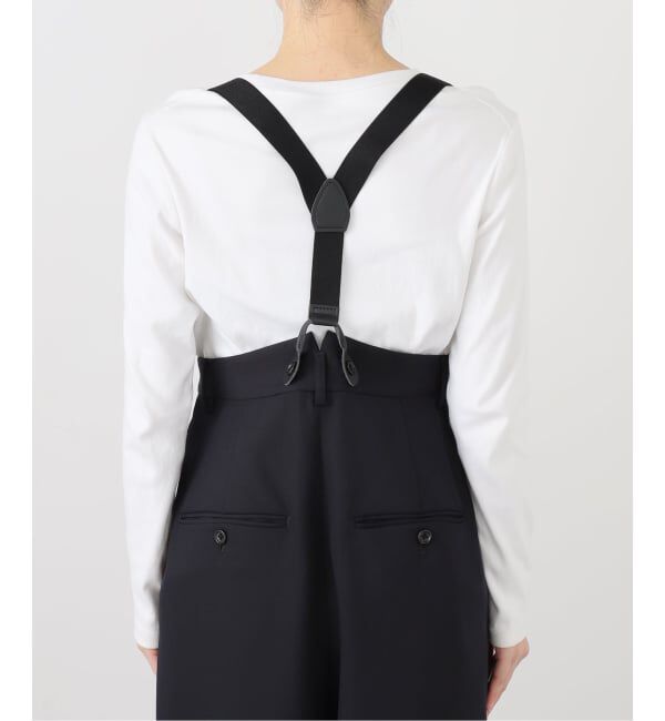 FRAMeWORK「SUSPENDERS パンツ」|スラックス|