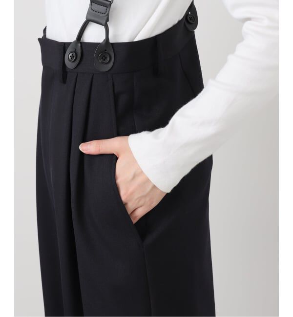 FRAMeWORK「SUSPENDERS パンツ」|スラックス|