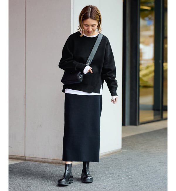 FRAMeWORK「≪追加≫ダブルジャガードプルオーバー」|ニット・セーター|