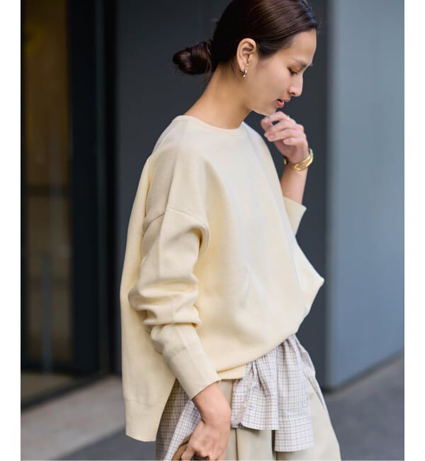 FRAMeWORK「≪追加≫ダブルジャガードプルオーバー」|ニット・セーター|