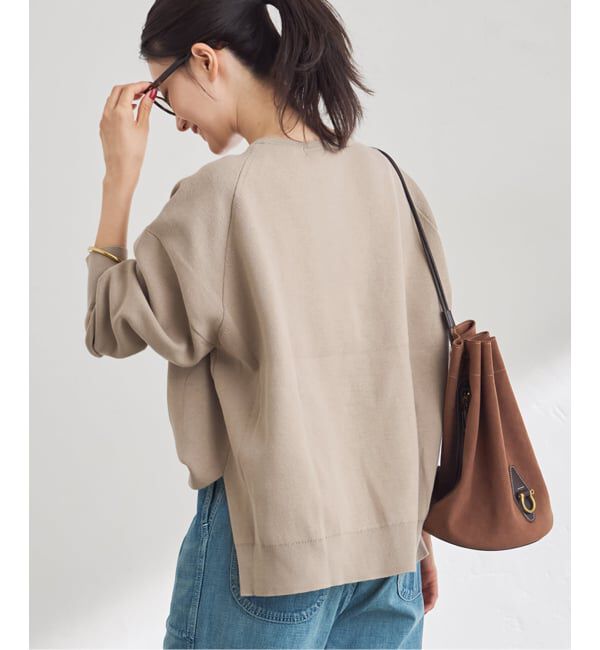 FRAMeWORK「≪追加≫ダブルジャガードプルオーバー」|ニット・セーター|ベージュ