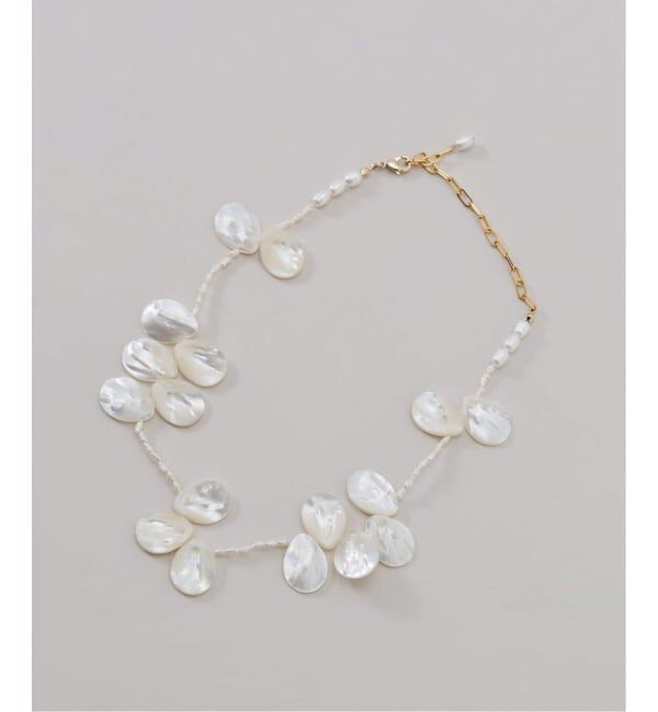 NOBLE「《追加》MIHOKO SAKAI/ミホコサカイ リーフシェルパールネックレス」|ネックレス|