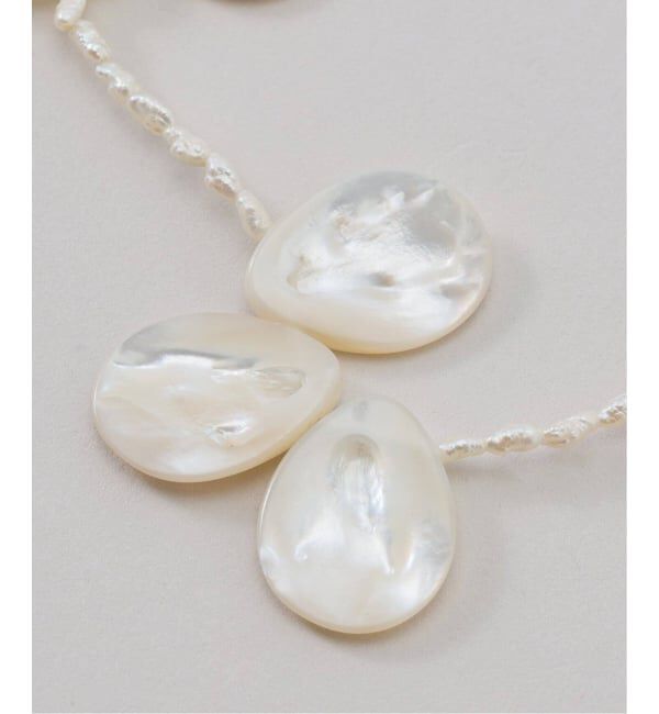 NOBLE「《追加》MIHOKO SAKAI/ミホコサカイ リーフシェルパールネックレス」|ネックレス|