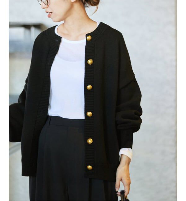 FRAMeWORK「≪WEB限定追加≫メタルボタン2WAYカーディガン 2」|カーディガン|