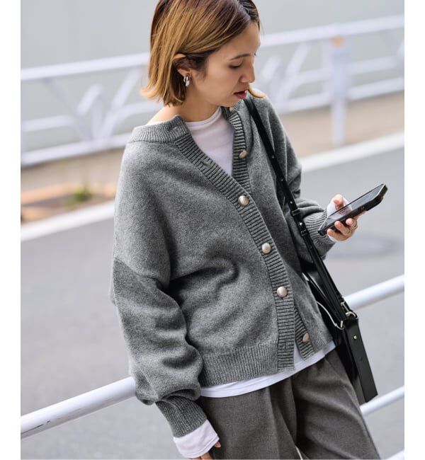 FRAMeWORK「≪WEB限定追加≫メタルボタン2WAYカーディガン 2」|カーディガン|